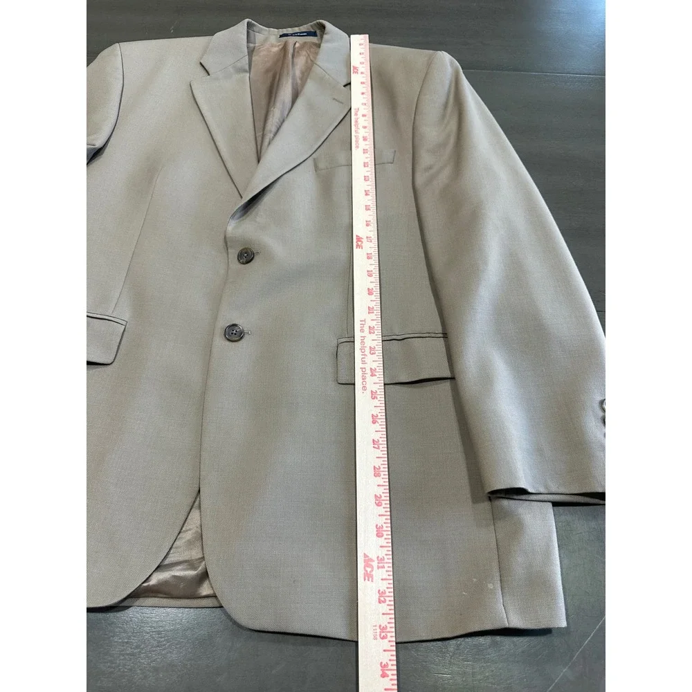 Lauren Ralph Lauren Mens 44R Wool Blazer Tan Taupe 2 Button Sport Coat‎ Canada